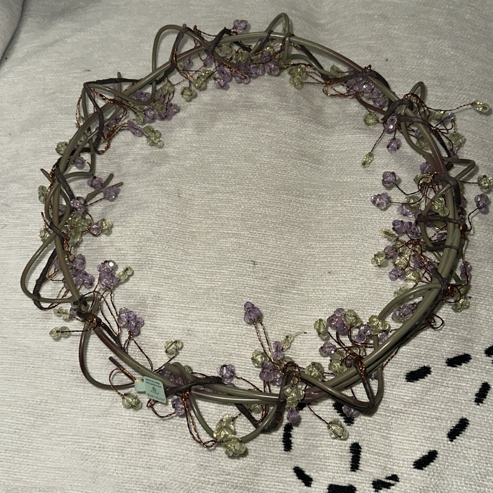 PartyLite Dew Drop Ring 8.5 in three wick 🕯 ring - Picture 2 of 4